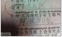 我发现了试卷中的美