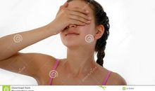 闭上眼睛看着自己