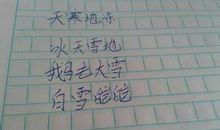 这个冬天的冷作文