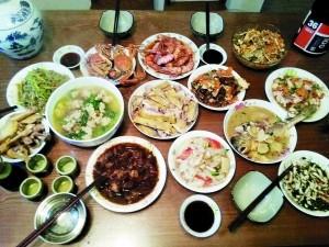 我的家人的团聚米饭