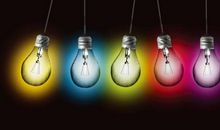 彩色灯泡