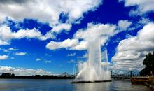 碧水，蓝天，姥山岛