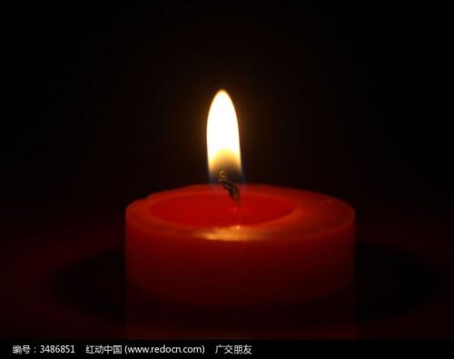 最美丽的红蜡烛