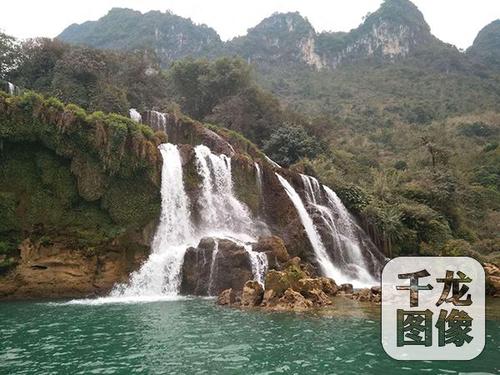 我爱我的家乡美丽的瀑布