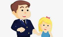 多想再牵爸爸的手