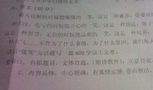 记录微笑高中作文