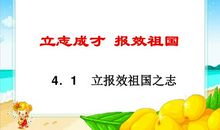报效祖国立志成才