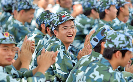 难忘的军事培训