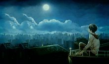 沉醉在寂寞的世界中