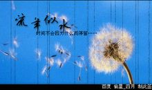 流年似水水如年