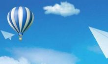 载着梦想的纸飞机