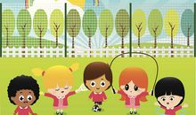 阳光下的校园生活