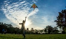 放飞励志的风筝