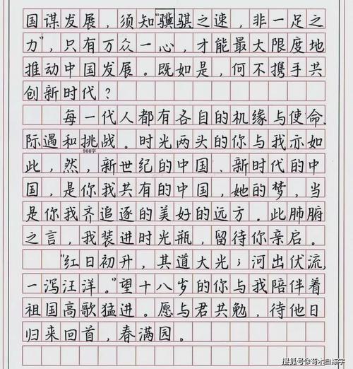人在什么中书写什么作文