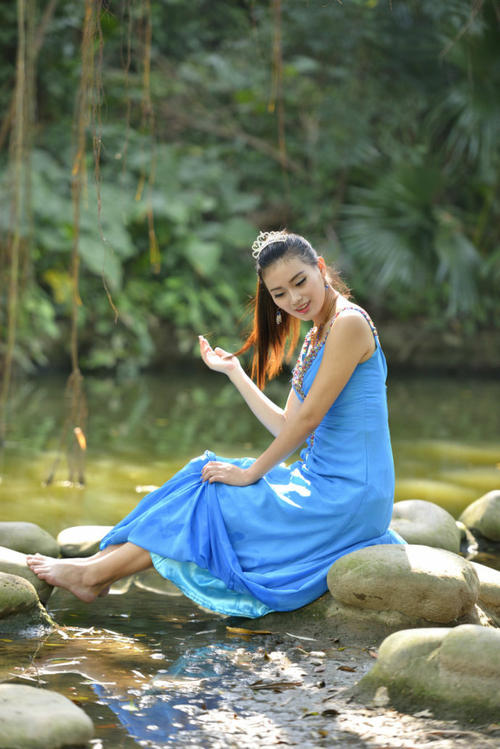 在水中的美丽