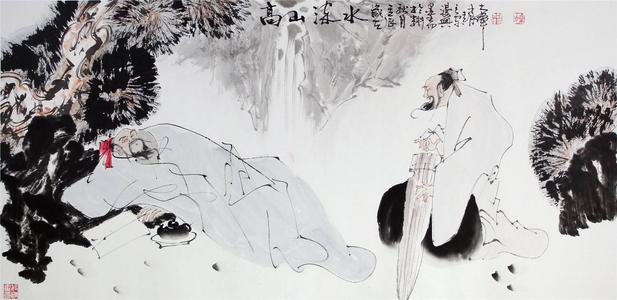 高山溪流问道