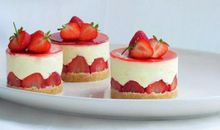 一个草莓蛋糕