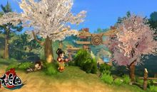 一年四季桃林秀