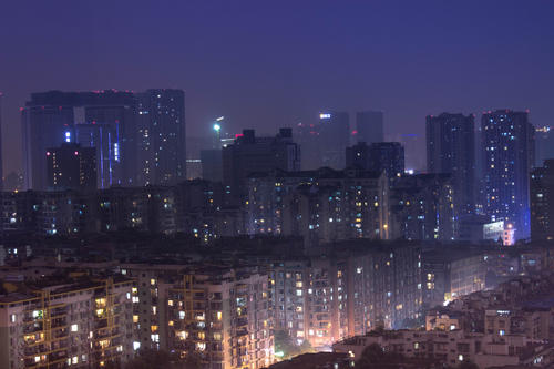 夜晚和城市