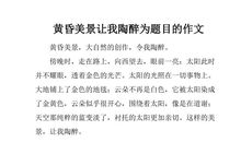 沉醉在什么的世界里作文