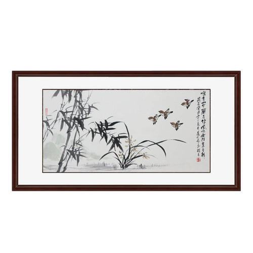 在山上去竹子