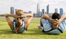 我学会了仰卧起坐