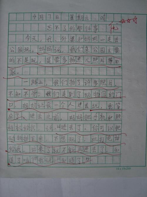 我不能忘记大约500个字。