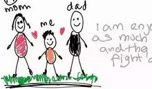 爸爸妈妈感动了我