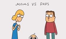 认真有耐心的妈妈