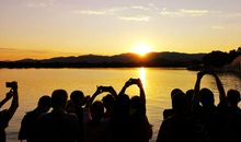 那颗燃烧的夕阳心