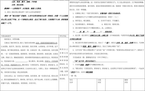 阅读后“巴东三峡”