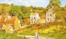 乡村和谐风景画