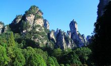 张家界的景色真美丽