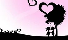 随风飘逝的红雨伞