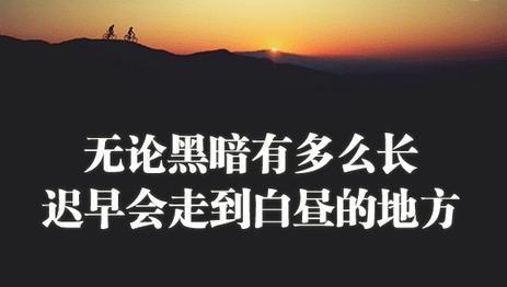 面对生活中的颠簸