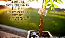 从生活中学会给予