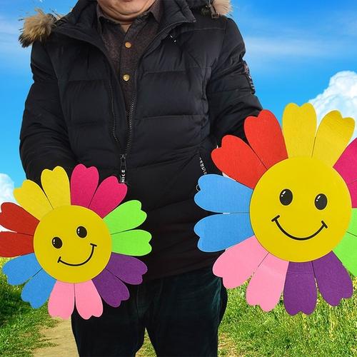 五颜六色的微笑与生活