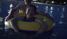 嘿，泡温泉的感觉真好