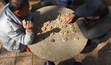 我最欣赏一位在冬日的老人