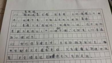 我经历过纸质组成