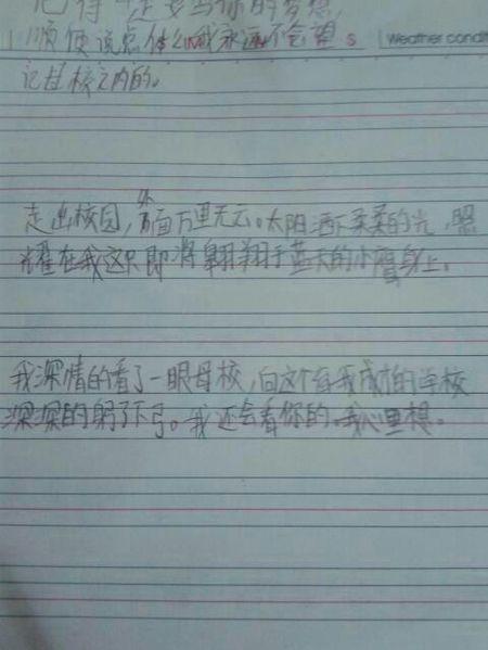 我与明天的自己有个约定作文500字