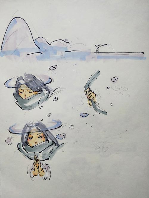 冬天塔雪
