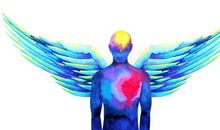 天使展翅，飞向天堂