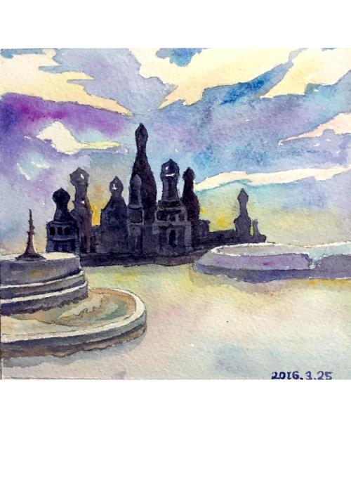 我喜欢水彩画