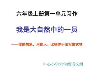 我是自然的成员_500字