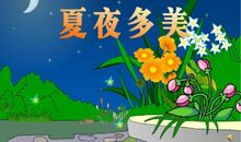 关于风景的作文：夏夜多美_450字