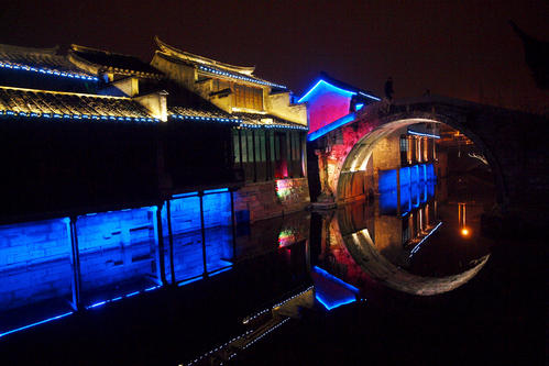 沙溪夜