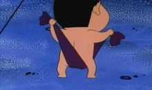 蜡笔小新洗澡_150字