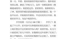 初中第一天_350字