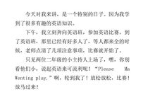 刺激有趣的跳高_350字